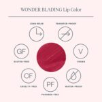 "Divine Masque Wonder Blading Lip Stain - Long-Lasting Matte Finish Red Lip Tint"