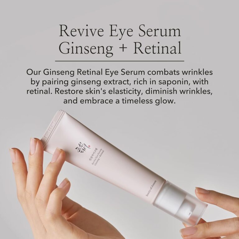 Beauty of Joseon Revive Eye Serum with Retinal Niacinamide Correction for Puffy Eye Bags Fine Lines Dark Circles Wrinkles, Korean Skin Care 30Ml, 1 Fl.Oz (Eye Serum 2 Pack)