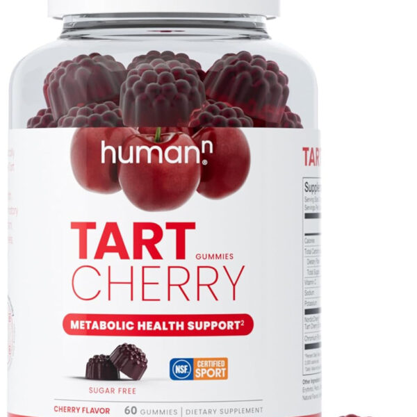 Tart Cherry Gummies - Uric Acid, Immunity, Inflammation & Metabolic Health Support – NSF Certified Sport, Powerful Antioxidant & Non-Gmo - from Maker of Superbeets - 60 Sugar-Free Vegan Gummies