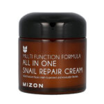 MIZON Snail Repair Cream, Face Moisturizer with Snail Mucin Extract, All in One Snail Repair Cream, Recovery Cream, Korean Skincare, Wrinkle & Blemish Care (2.53 Fl Oz Pack of 1)