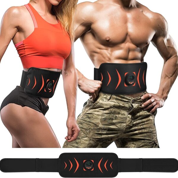 FOPIE ABS Abdominal Toning Trainer, Abs Workout Equipment, Ab Sport Exercise Belt for Men and Women