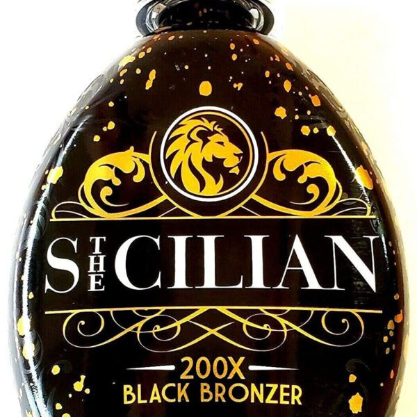 "Radiant Glow 200X Dark Black Bronzer Tanning Lotion - Ultimate Skin Nourishment for a Luxurious Sun-Kissed Tan"