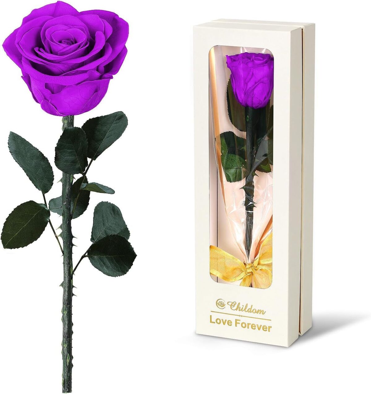 "Rainbow Rose Flower Gift Set: Perfect Mom Birthday & Christmas Present for Women - Ideal Gifts from Daughter, Son, and Grandchildren - Celebrate Mom, Wife, Grandma, and Anniversary with this Special Gift for Her!"