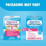 Gas Defense, Daily Probiotics for Women & Men Digestive Health with 5 Digestive Enzymes, Supports Gut Health & Stops Gas before Start, with Immune Support, 32 Capsules
