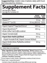 Garden of Life Dr. Formulated Organic Brain Health Memory & Focus for Teens and Young Adults 60 Tablets - Free & Fast Delivery