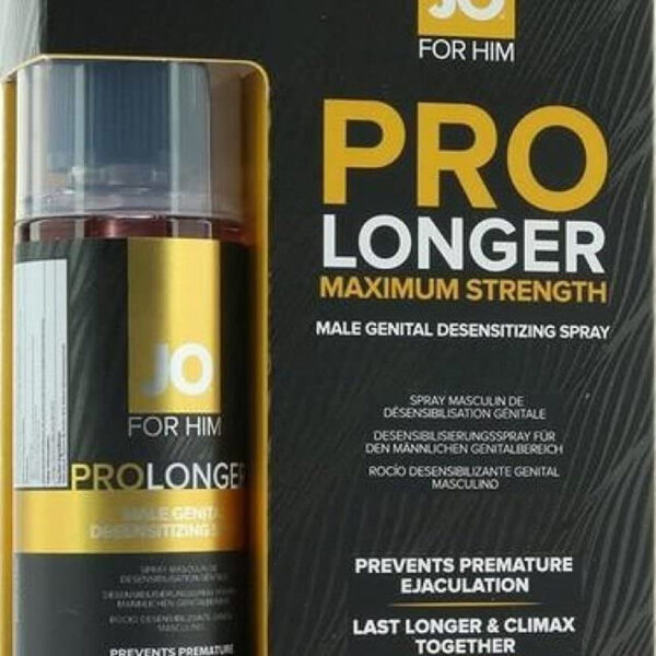 Jo Prolonger Spray W/Lidocaine Male Genital Desensitizer 60Ml