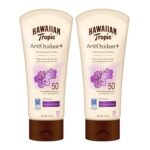 "2-Pack Hawaiian Tropic SPF 50 Sunscreen Lotion with Green Tea Extract, 6Oz Each"