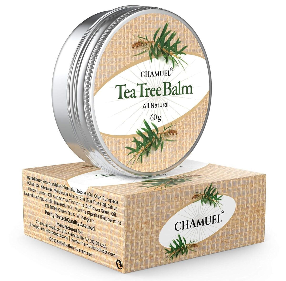 "Ultimate Tea Tree Oil Balm - Soothe and Heal Irritations Naturally! Perfect for Eczema, Psoriasis, Rashes, Insect Bites, Acne, and More!"