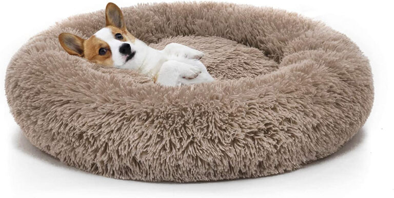 MIXJOY Orthopedic Dog Bed Comfortable Donut Cuddler round Dog Bed Ultra Soft Washable Dog and Cat Cushion Bed (20''/23''/30'')