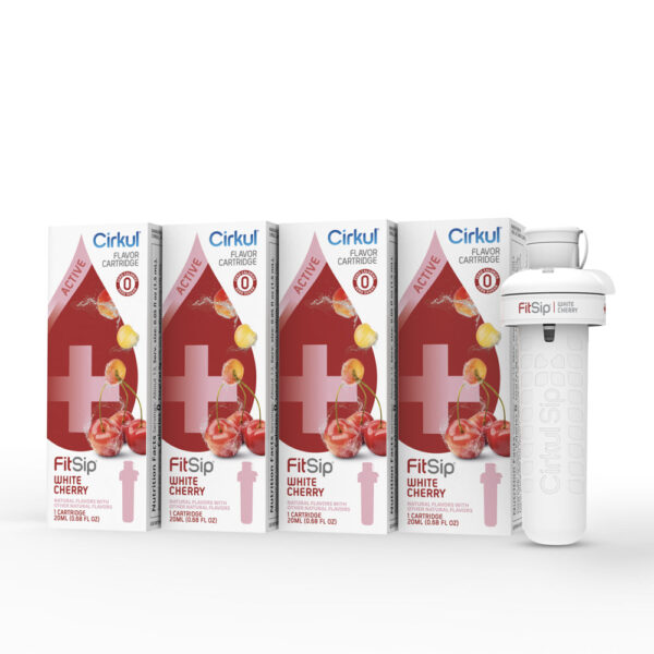 Cirkul Fitsip White Cherry Flavor Cartridge 4-Pack