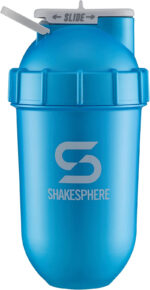 "SHAKESPHERE Tumbler: The Ultimate Protein Shaker and Smoothie Cup - 24 Oz of Blending Perfection, No Blending Ball Needed! - Fuel Your Workout with a Bladeless Blender Cup - Pre Workout Mixer for the Gym - Elegant Rose Gold Design"