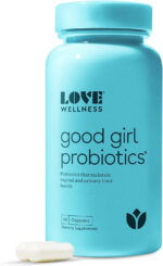 Love Wellness Good Girl Vaginal Probiotics, 60 Count (Pack of 1) - Ph Balance with Prebiotics & Lactobacillus Probiotic Blend - Feminine Health Supplement for Healthy Vaginal Odor & Vaginal Flora​