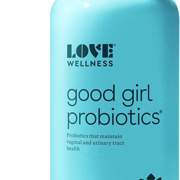 Love Wellness Good Girl Vaginal Probiotics, 60 Count (Pack of 1) - Ph Balance with Prebiotics & Lactobacillus Probiotic Blend - Feminine Health Supplement for Healthy Vaginal Odor & Vaginal Flora​