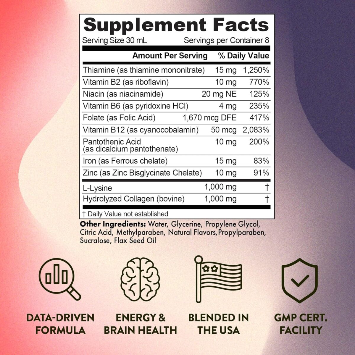 Appetite Booster Weight Gain Stimulant Supplement Eat More for Underweight Adults & Kids 4+ Fortified with Vitamins B1,B2,B3,B5,B6,B12, Folic Acid, Iron, Zinc, Amino Acids, Flax Seed Oil