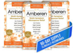 Amberen: Safe Multi-Symptom Menopause Relief. Clinically Shown to Relieve 12 Menopause Symptoms: Hot Flashes, Night Sweats, Mood Swings, Low Energy and More. 1 Month Supply