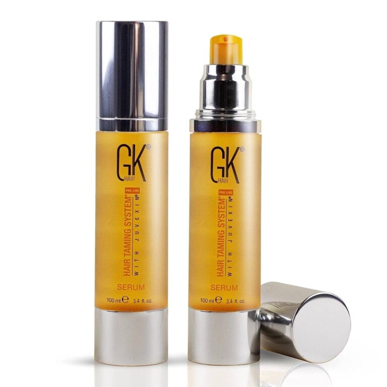 "Get Smooth, Strong, and Shiny Hair with GK HAIR Global Keratin Argan Oil Serum - Pack of 2 (3.4 Fl Oz/100Ml)"