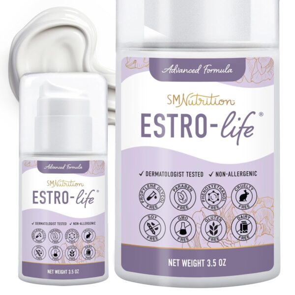 Estrogen Micronized Estriol Cream (84 Servings, 3.5Oz Pump) 175Mg of USP | for Balance at Midlife* | Dermatologist-Tested, Hypoallergenic, Soy-Free, Dairy-Free, Cruelty-Free | Advanced Formula