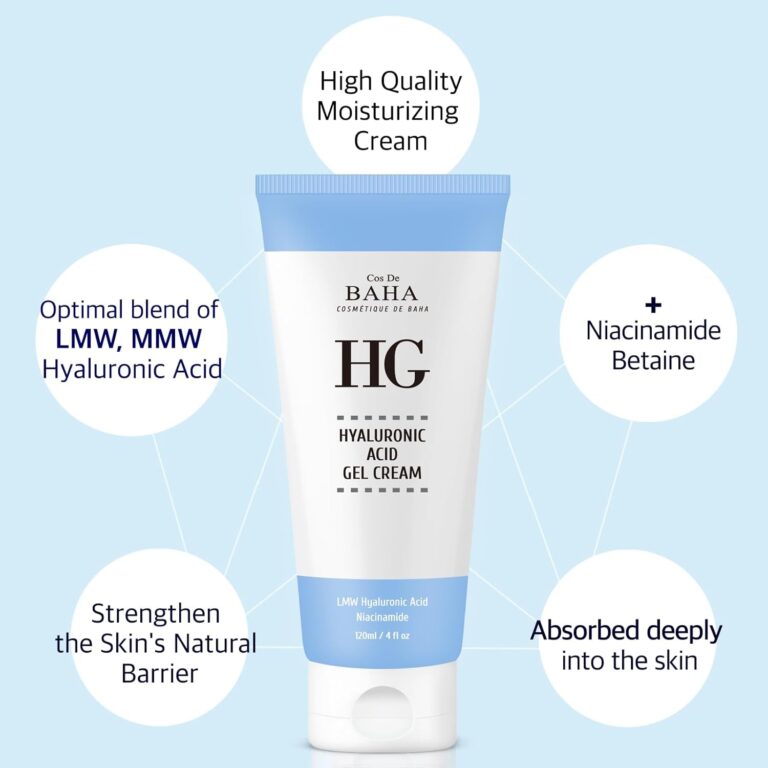 Hyaluronic Enriched Hydrating Cream with Niacinamide - Soothing Moisture for Radiant Complexion, Gentle Care for Face, Enhance Skin Texture, 1 Fl Oz (30Ml) Cos De BAHA