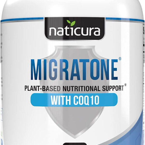 Migratone Migraine Relief - Natural Headache Relief Vitamin - Migraine Supplement with PA - Free Butterbur, Magnesium, Vitamin B2 B6 and B12, Microactive Coq10 and Feverfew - Migraine Clinic'S Choice