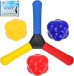 "Boost Your Athletic Performance with the WIESSOC Hand Eye Coordination Trainer and Reaction Speed Training Set - Enhance Reflex, Agility, and Focus for Sports, Exercise, and Fun at Any Age!"