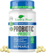 Probiotic Pearls for Women and Men - Kids Probiotic with Prebiotic Fiber - Daily Probiotic for Women and Men - 60-Day Supply of Prebiotics and Probiotics for Women and Men Probiotic