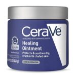 Cerave Healing Ointment | Moisturizing Petrolatum Skin Protectant for Dry Skin with Hyaluronic Acid and Ceramides | Lanolin Free & Fragrance Free | 12 Ounce