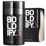 BOLDIFY Hair Fibers (56G) Fill in Fine and Thinning Hair for an Instantly Thicker & Fuller Look - Best Value & Superior Formula -14 Shades for Women & Men - DARK BROWN