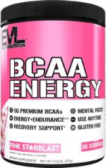 "Maximize Muscle Recovery and Endurance with EVL Bcaas Amino Acids Powder - Energize Your Workouts and Enhance Lean Growth - Refreshing Orange Mango Flavor"