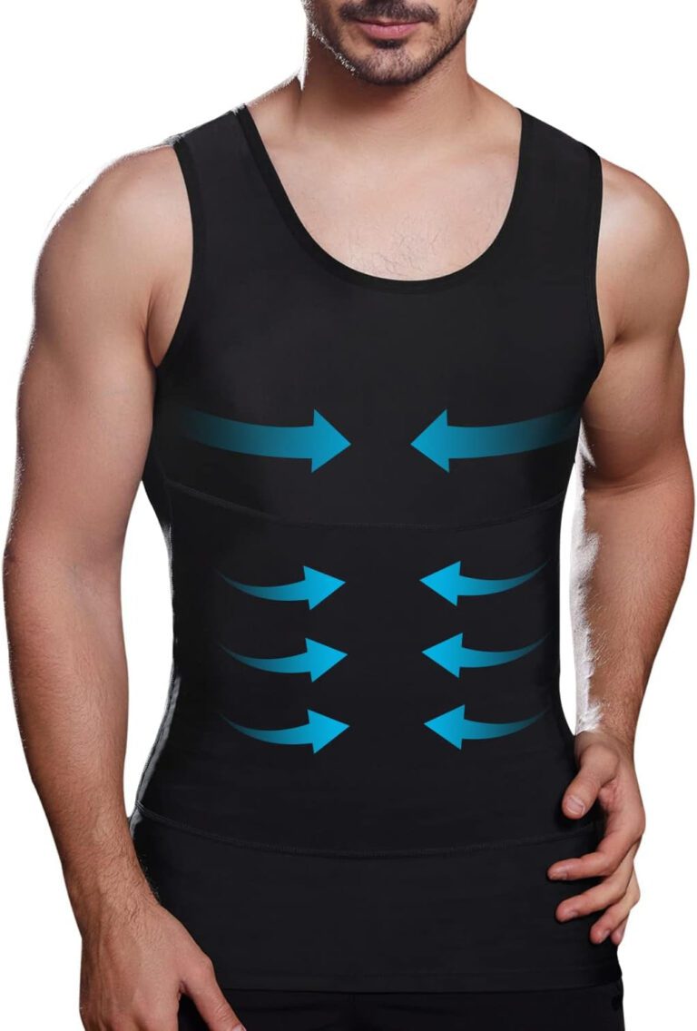 "Instant Transformation: Lgtfy Men's Slimming Body Shaper Vest - Sculpt Your Silhouette in Seconds!"