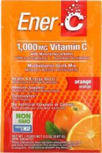 Ener-C Orange Multivitamin Drink Mix, 1000Mg Vitamin C, Non-Gmo, Vegan, Real Fruit Juice Powders, Natural Immunity Support, Electrolytes, Gluten Free, 30 Count (Pack of 1) - Free & Fast Delivery - Free & Fast Delivery