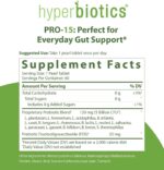 Hyperbiotics Pro 15 Vegan Probiotic Supplement | Time Release Pearls | 15 Diverse Strains | Probiotics for Women and Men | Digestive and Immune System Health | Gluten and Dairy Free | 60 Count