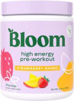 "Boost Your Workout with Bloom Nutrition's Strawberry Mango High Energy Preworkout Sticks!"