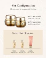 "Revitalize and Rejuvenate with Sooryehan Boyun Cream Gift Set - Experience Deep Nourishment and Firmness for Your Skin. Korean Skin Care Infused with Panax Ginseng and Natural Herbs. Perfect Christmas Gift!"