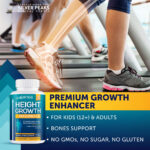 Height Growth Maximizer - Natural Height Pills to Grow Taller - Made in USA - Growth Pills with Calcium for Bone Strength - Get Taller Supplement That Increases Bone Growth - Free of Growth Hormone-International Shipping, Get It Within 10 Days