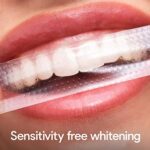 Hismile Teeth Whitening Strips, Whitening Strips Sensitive Teeth, Peroxide Free Whitening Strips, Sensitivity Whitestrips, Dental White Strips, Teeth Whitening Strips Kit, 28 Strips, 14 Treatments