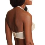 Maidenform Pure Comfort Lace Bralette, Padded Wireless Bra, Convertible Longline Halter Bralette with Soft Foam Cups