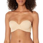 Maidenform Self Expressions Strapless Bra, Balconette Bra, Best Strapless Bra, Stay-Put Underwire, 5-Way Convertible Straps