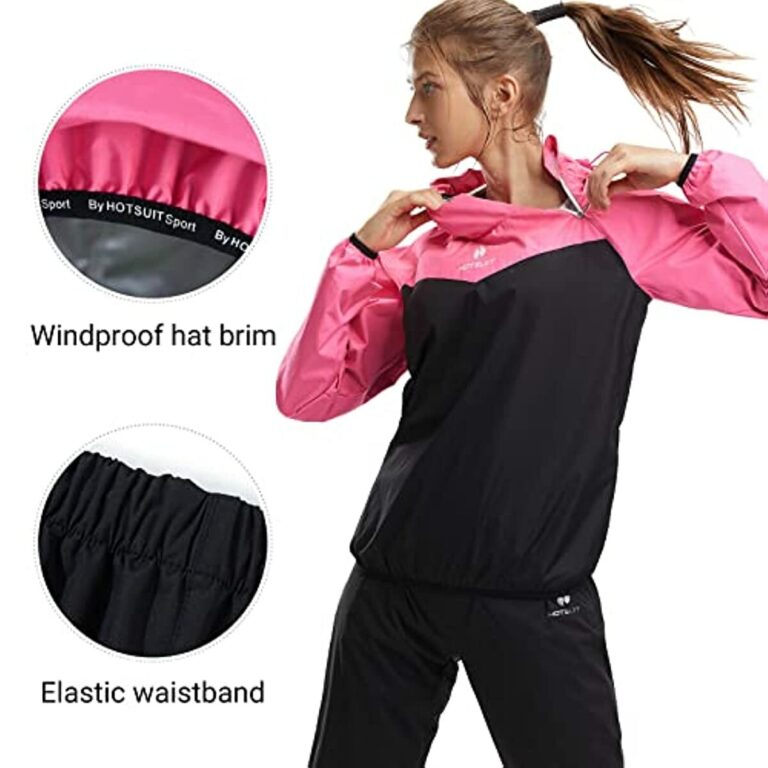 HOTSUIT Sauna Suit Women Weight Loss Boxing Gym Sweat Suits Workout Jacket-Excellent for Windproof and Waterproof