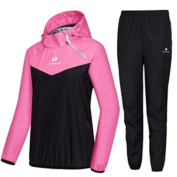 HOTSUIT Sauna Suit Women Weight Loss Boxing Gym Sweat Suits Workout Jacket-Excellent for Windproof and Waterproof