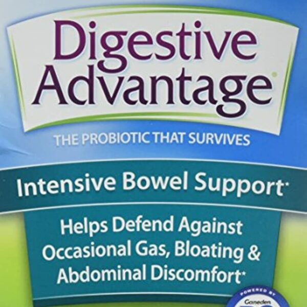 Digestive Advantage Intensive Bowel Support Probiotics Supplement, 96 Count