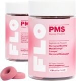 O Positiv FLO PMS Vitamins for Women, 30 Servings (Pack of 1) - Proactive PMS Relief - Targets Hormonal Breakouts, Bloating, Cramps, & Mood Swings with Chasteberry, Vitamin B6, & Lemon Balm