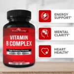 Divine Bounty Super B Complex Vitamins - All B Vitamins Including B12, B1, B2, B3, B5, B6, B7, B9, Folic Acid - Vitamin B Supplement - Support Healthy Energy Metabolism - 90 Vegetarian Capsules