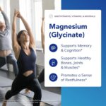 Pure Encapsulations Magnesium (Glycinate) - Supplement to Support Stress Relief, Sleep, Heart Health, Nerves, Muscles, and Metabolism* - with Magnesium Glycinate - 180 Capsules