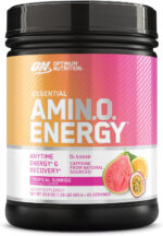 Optimum Nutrition Amino Energy - Pre Workout with Green Tea, BCAA, Amino Acids, Keto Friendly, Green Coffee Extract, Energy Powder - Watermelon, 30 Servings (Packaging May Vary)