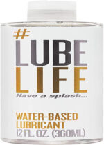 Lube Life Water-Based Personal Lubricant, Lube for Men, Women and Couples, Non-Staining, 8 Fl Oz