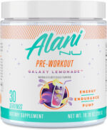 Alani Nu Pre Workout Powdergalaxy Lemonade | Amino Energy Boost | Endurance Supplement | Sugar Free | 200Mg Caffeine | L-Theanine, Beta-Alanine, Citrulline | 30 Servings