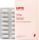 Love Wellness Vaginal Probiotic Suppositories, Flora Power | Fast-Acting Probiotic Strains & Vitamin C for Feminine Health | Supports Ph Balance & Fresh Odor | Dairy-Free, Fragrance-Free & Non-Gmo