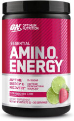 Optimum Nutrition Amino Energy - Pre Workout with Green Tea, BCAA, Amino Acids, Keto Friendly, Green Coffee Extract, Energy Powder - Watermelon, 30 Servings (Packaging May Vary)