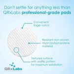 Qrxlabs Glycolic Acid 20% Resurfacing Pads for Face & Body with Vitamins B5, C & E, Green Tea, Calendula, Allantoin - Exfoliates Surface Skin and Reduces Fine Lines and Wrinkles - Peel Pads