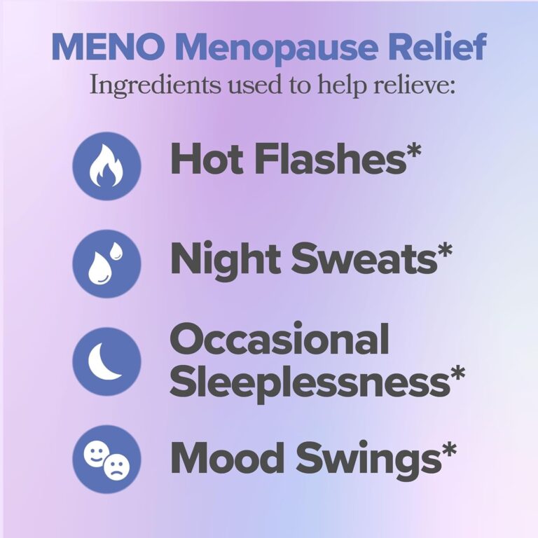 MENO Gummies for Menopause, 30 Servings (Pack of 1) - Hormone-Free Menopause Supplements for Women with Black Cohosh & Ashwagandha KSM-66 - Helps Alleviate Hot Flashes, Night Sweats, & Mood Swings